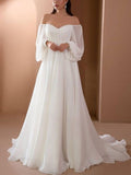 White Beauty Dress Women 2026 New High-End French Adult Ceremony HZ0517
