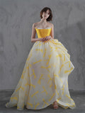 Star Of The Same Liu Yifei Rose Story High-End Light Luxury Brat Niche Toast Dress Bridal Dress HZ0517