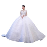 Bridal Main Wedding Dress 2026 New Super Fairy Tail Solo Punt Punge High-Waisted Stage Performance Dress Female HZ0517