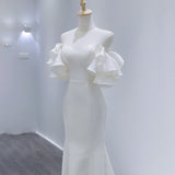 Fishtail Light Wedding Dress Linden Noodles New Temperament Elegant Bride Welcome Out Of The Yarn Super Fairy Dream Thin Dress HZ0517