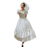 Light Wedding Dress 2026 New French Retro Hepburn Simple Lintami Bridal Yarn Dress Woman HZ0517
