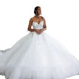 Wedding Dress 2026 New Temperament Super Fairy High-Sensing Bride White Main Wedding Dress Sexy Breast-Smear Skirt HZ0517