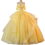 New Bridal Wedding Lace Mesh Tau Horn Ponn Dress Tied With High-End Wedding Dress HZ0517