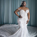 The Main Wedding Dress 2026 New Drag-Tailed Simple Word Bride's Word Shoulder Temperament Super Fairy Dream Thin Small Out Of The Yarn HZ0517