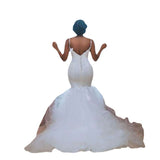 2026 New Sling Fishing Tail Wedding Dress Repair Slim Thin Nail Lace Wedding Dress HZ0517