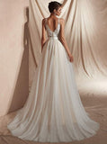 Wedding Dress 2026 New Back-To-Shoulder Mesh Wedding Dress Small Tail Sexy Light Yarn Beach White Yarn Thin Travel Shot HZ0517