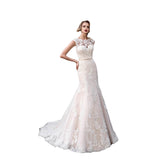 2026 New Mermaid Wedding Dress With Dew Fashion Wedding Dress HZ0517