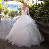 Lace Sticker Wedding Dress 2026 New Deep V Sexy Tail Simple Niche Choreic Bodydress Skirt HZ0517