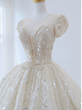 Starry Sky French Main Wedding Dress 2026 New Bridal Temperament High-End Luxury Heavy Industry Tail Court Style High Sense HZ0517