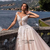 Wedding White Deep V Sexy Bride Banquet Tour 2026 New Fashion Atmosphere Self-Making HZ0517
