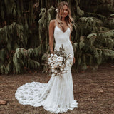 Hanging Wedding Dress 2026 New Sexy Body-Comb Beach Wedding Banquet Temperament Evening Dress HZ0517