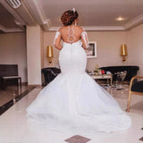 African Bride Wedding Dress Lace Fishtail 2026 New Wedding Brides Wedding Long Sleeve Wedding Spring HZ0517
