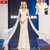 Dress Dress Evening Dress Women 2026 New Banquet Noble Dress Temperament Queen Long Dress HZ0517