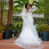 New Bride's Main Wedding 2026 New Fishtail Shown Thin Out African Mermaid Wedding Dress Woman HZ0517