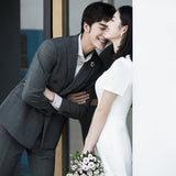 Sing Noodle Light Wedding Dress 2026 New French Simple Long Temperament Bride Travel White Dress Woman HZ0517