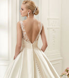 Wedding Dress Bride 2026 Spring New Tailed Back Shoulder Wedding Dress Pregnant Woman Large Size Wedding Dress HZ0517