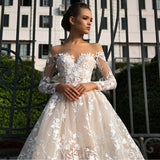 Wedding Dress 2026 New Bride Simple Word Shoulder Big Bare Back Punt Tail Soft Yarn Slimming Slimming HZ0517
