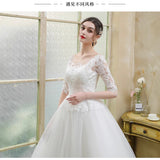 Summer Bride's Main Wedding 2026 New Lace Slim Wedding Temperament Skinny Wedding Dress HZ0517