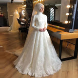 Vintage Wedding 2026 Spring New Bride Wedding Long Sleeve White Tend- Estated Wedding HZ0517