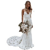Hanging Wedding Dress 2026 New Sexy Body-Comb Beach Wedding Banquet Temperament Evening Dress HZ0517