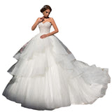 Wedding Dress A Small Shoulder Tail High-Waisted Wedding Dress Sleeveless Strap Simple Temperament Wedding Dress Thin HZ0517