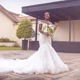 2026 New Lace Long Tailed Brao Fishtail Wedding Slimming Bride Wedding HZ0517