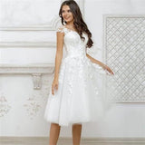 Evening Dress 2026 Spring New Dinner Party White Party Short Light Wedding Dress HZ0517