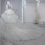 Heavy Industry Master Wedding Bride 2026 New At-Fugitive Princess Ding Noodles Grand Luxury Heavy Industry French Photography Wedding HZ0517