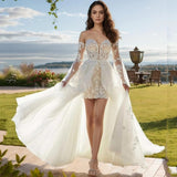 Wedding Dress Bridal Light Luxury Small Light Yarn New High-End Engagement Dress Dress Fairy HZ0517
