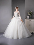 Wedding Dress 2026 New Bridal Shoulder Thin Line Fluffy Skirt Supply HZ0517