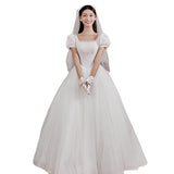Light Wedding Bride 2026 New Marriage Out Of The Simple Temperament Travel To The Super Fairy Registration License Small Dress Woman HZ0517