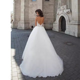 Wedding Dress 2026 New Small Tail Lace Showing Lanky Long Sleeve U Collar Retro Bare Back Wedding Dress HZ0517