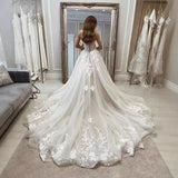 Light Wedding Dress French 2026 New Dress Bridal Lace Tectorial Yarn Heavy Industry High-End Texture Drag Yarn HZ0517