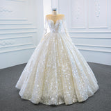 Wedding Dress 2026 New Bridal Super Fairy Dream Out Of The Long Sleeves Of The Fluffy Skirt Travel Photo Photo Wedding Dress HZ0517