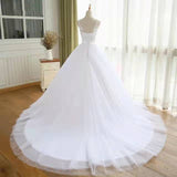 Main Wedding Dress 2026 Spring New Sleeveless Large Drag Plain Bridal Wedding Dress HZ0517
