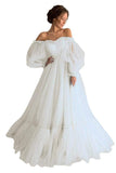 New Pile Of Sleeves Bridal Wedding Dress With A Back-To-Back Toast Party Party HZ0517