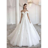 Temperament-Fixing Lace Drag-Tailed Wedding Bridal Bridal Dress Long Tuft Shawl Shoulder HZ0517