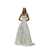 Blast Wedding Wedding Birthday Party Party Princess Dress White Dingy Ponbo Skirt HZ0517