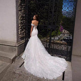 Wedding Dress 2026 New Temperament Shoulder Bride Thin Tail Wedding Wedding Simple Tail Fishtail Wedding Dress HZ0517