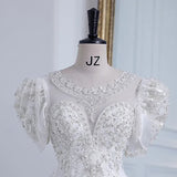 Wedding Dress 2026 New Bride High-End Temperament Sen System Wedding Dress French Heavyweight Shawl Shawl Main Wedding Dress HZ0517