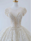Starry Sky French Main Wedding Dress 2026 New Bridal Temperament High-End Luxury Heavy Industry Tail Court Style High Sense HZ0517
