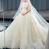 Wedding Dress 2026 New Temperament Bridal Slings Big Taileds Super Fairy Dream Simple Small Man Showing Thin HZ0517