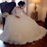 2026 Spring New Temperament Generous Main Wedding Dress Word Shoulder Lace Sexy Wedding Dress Dress HZ0517