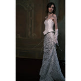 French Brae Light Wedding Dress 2026 New Heavy Industry Brides To Make Wedding Welcome Yarn HZ0517