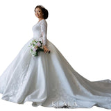 African Bride Wedding Dress 2026 New Spring Main Yarn French Grand Tail Lace Dress HZ0517