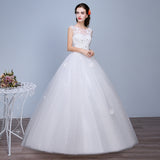 Wedding Dress 2026 New Korean Bride Wedding Wedding Dress Shoulder-Sized Large-Size Slim Slim Main Yarn HZ0517