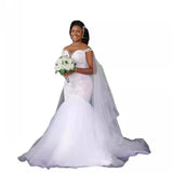 Supply Of Wedding Dress Court Wind Star Mid-Waist Court Short White Fashion Fishtail Evening Dress HZ0517