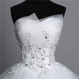 Brass-Repair Wedding Dress 2026 Spring New Thin Korean Style Ponpong Yarn Main Wedding Dress HZ0517