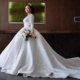 African Bride Wedding Dress 2026 New Spring Main Yarn French Grand Tail Lace Dress HZ0517