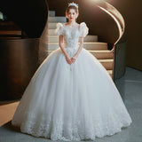 French Light Main Wedding Dress 2026 New Bridal Court Princess Style Small Wedding Dress Tail HZ0517